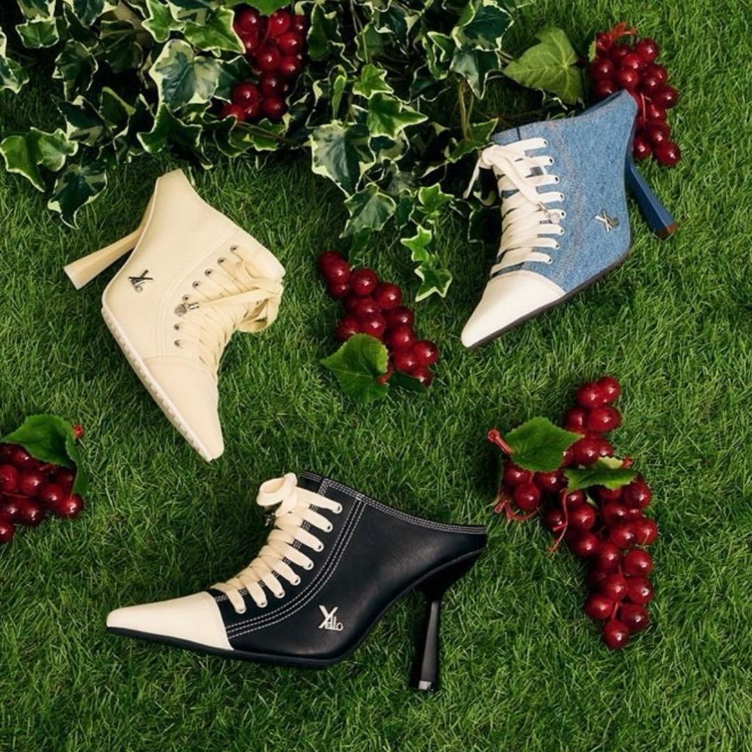 YELLO｜Vibin mules｜スニーカーヒール ミュール