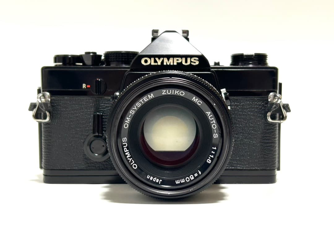完全動作(ストロボ以外)＆良品☆OLYMPUS OM-1 + 50mm F1.8