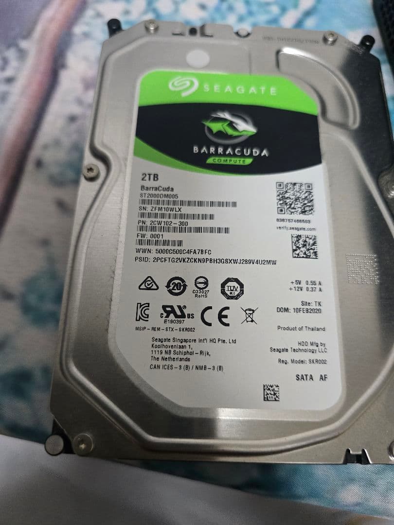 GTX 1660S HDD 2TB 電源ユニット ケース　4点セット