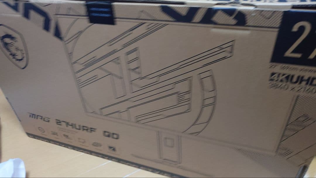 MSI MPG274URF QD 27インチ モニター本体 4k 160hz