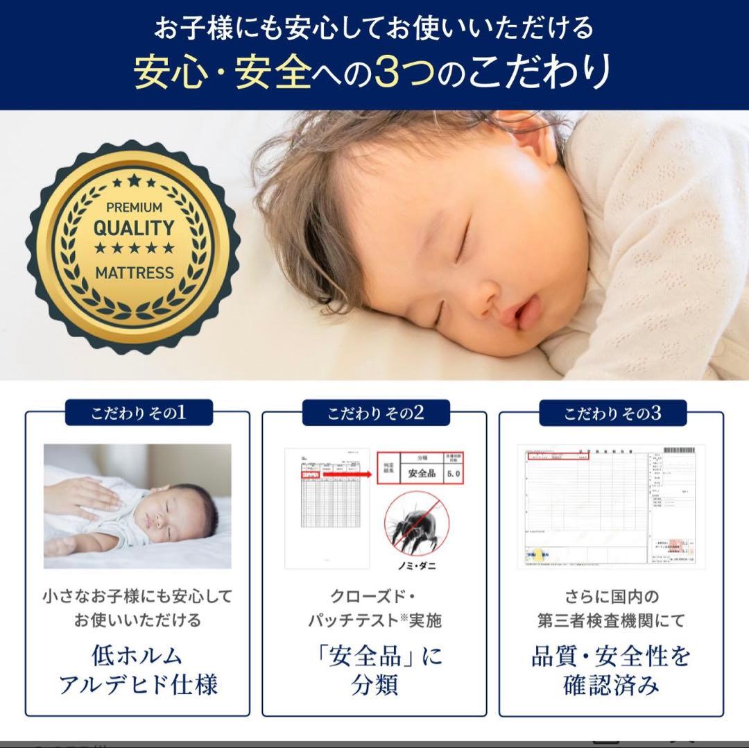 【えこミン】モットンマットレス 140N 日本製
