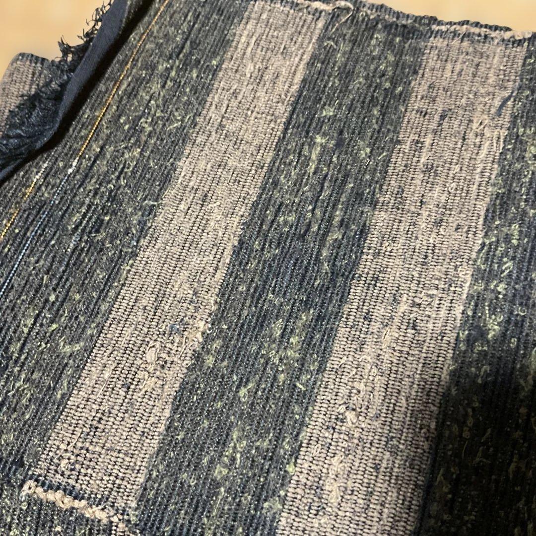 Os529 裂織　半幅帯