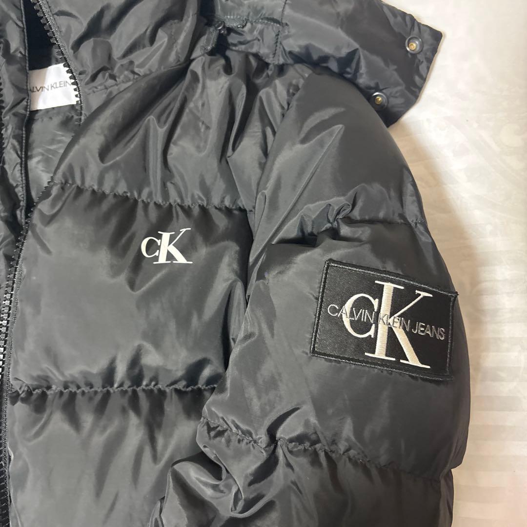 【うう】  JEANS ブラックダウンジャケット M