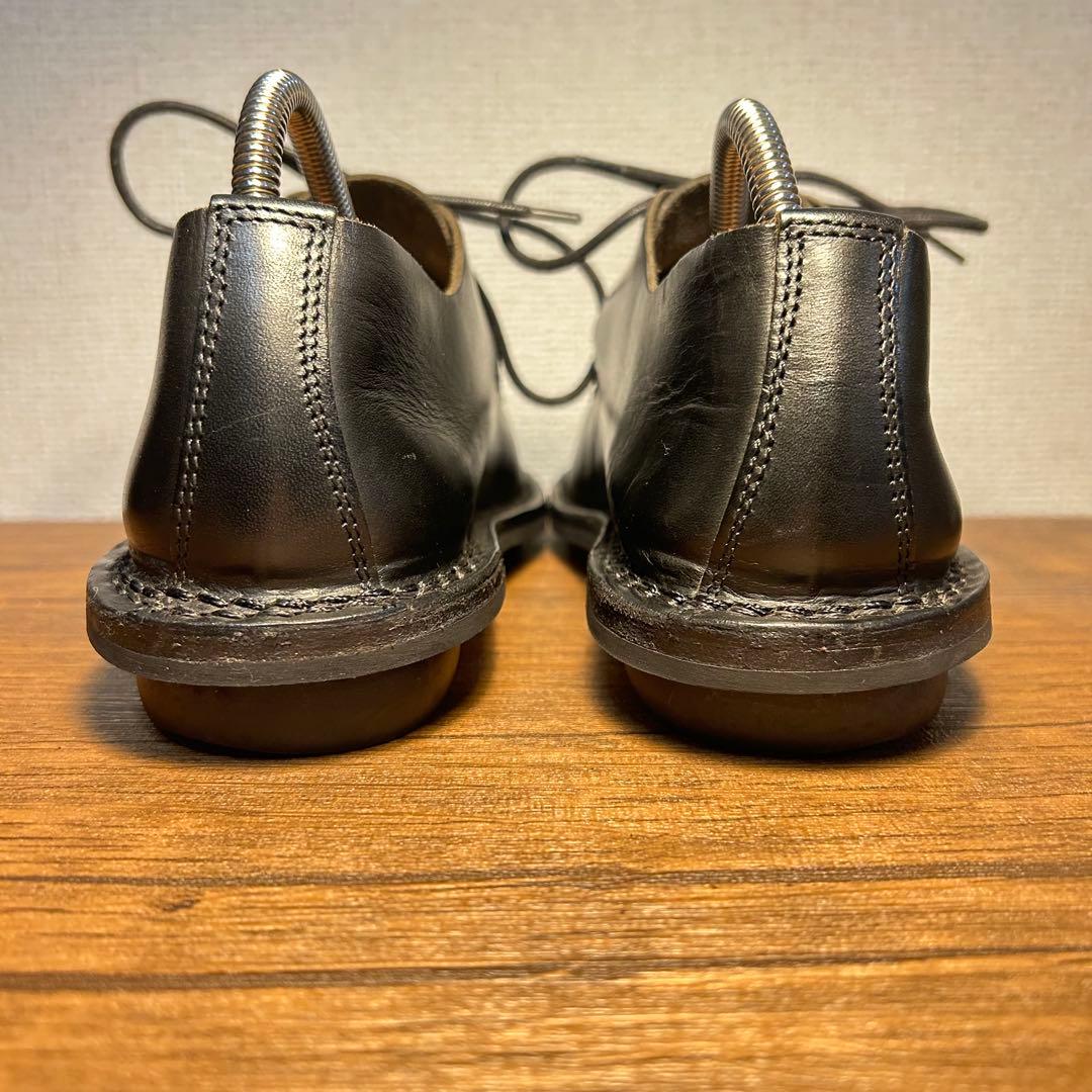 【美品・希少デザイン】trippen 黒 レザーレースアップシューズ 37