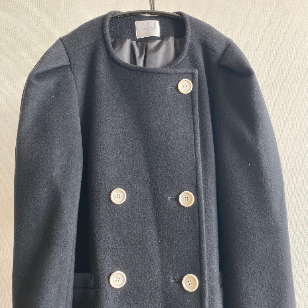 OHGA PUFF COAT ブラック