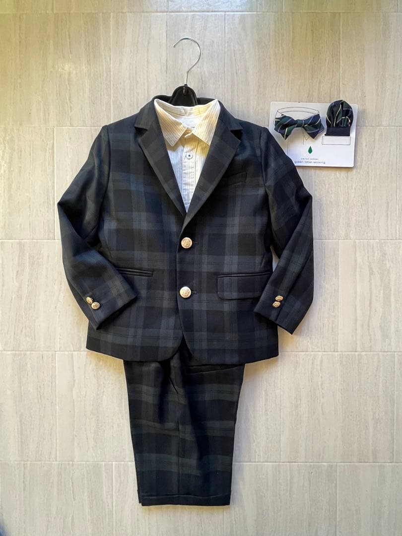 green label relaxingフォーマルスーツセット120㎝