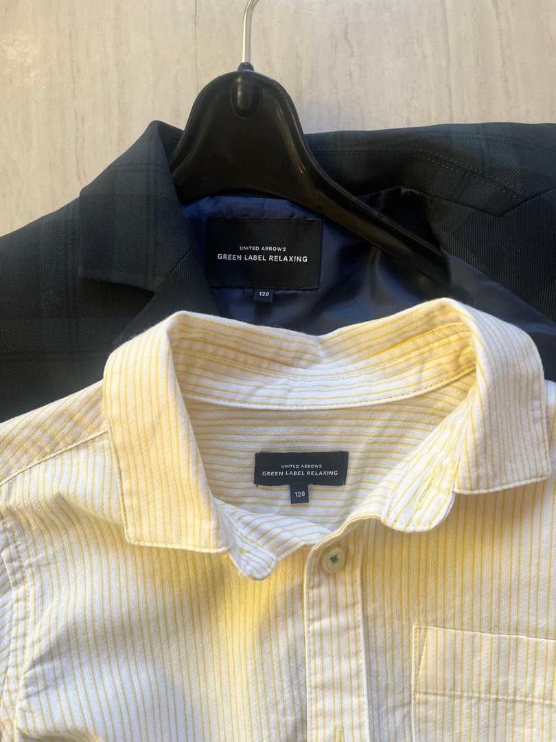 green label relaxingフォーマルスーツセット120㎝