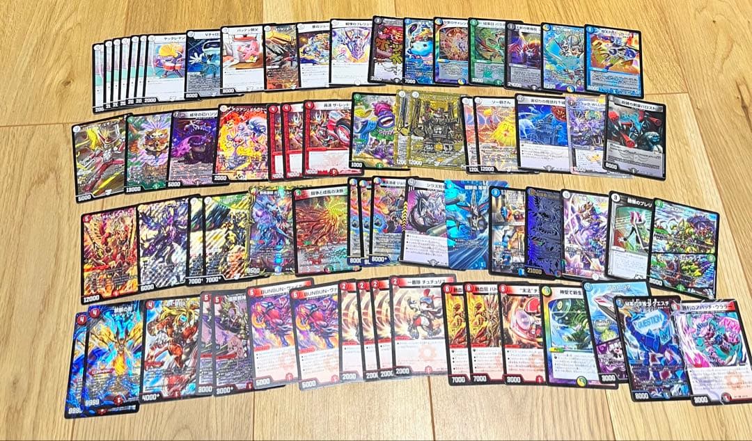 【デュエマ 引退品 最安値】デッキ スリーブ プレイマット付き
