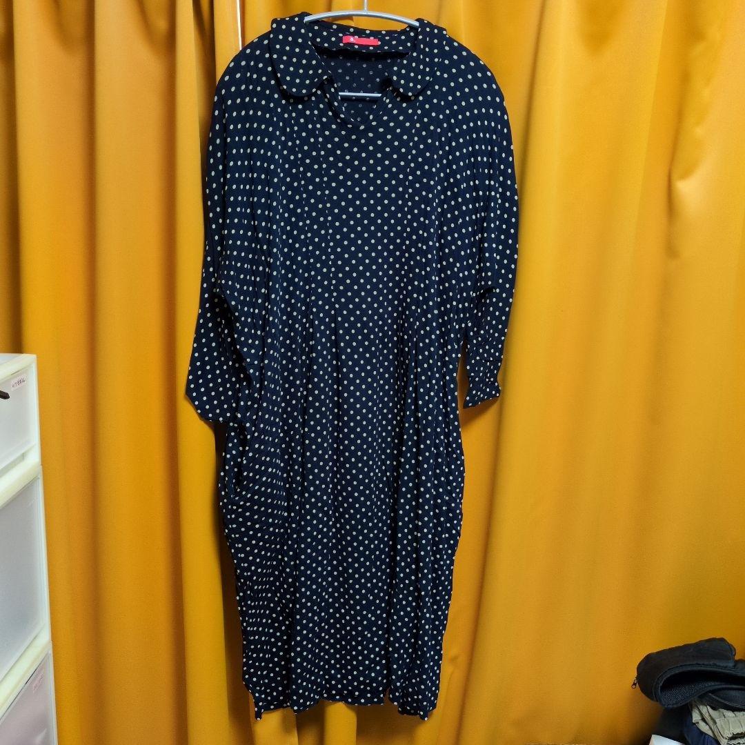 イオグラフィックa.ドット七分袖ワンピース