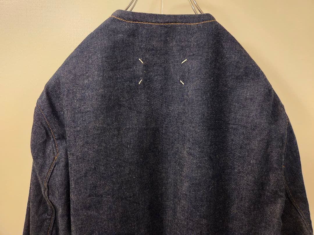Maison Margiela デニムノーカラージャケット 44 インディゴ