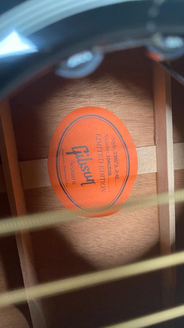 ★gibsonギブソン1960's★J-45★Ebonyカスタムショップ製