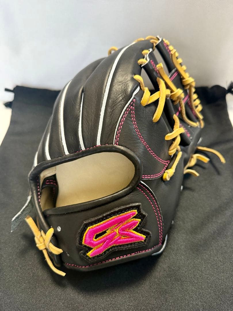 GS 軟式仕様少年用 子ゴリラ型 ゴリラブラック即戦力型付け済み新品