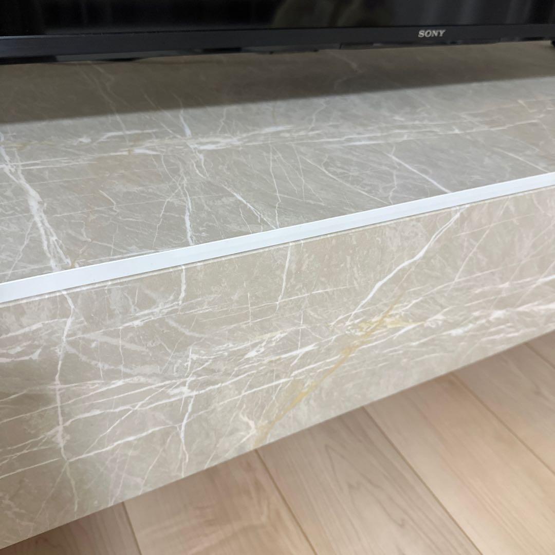 テレビボード 大理石柄
