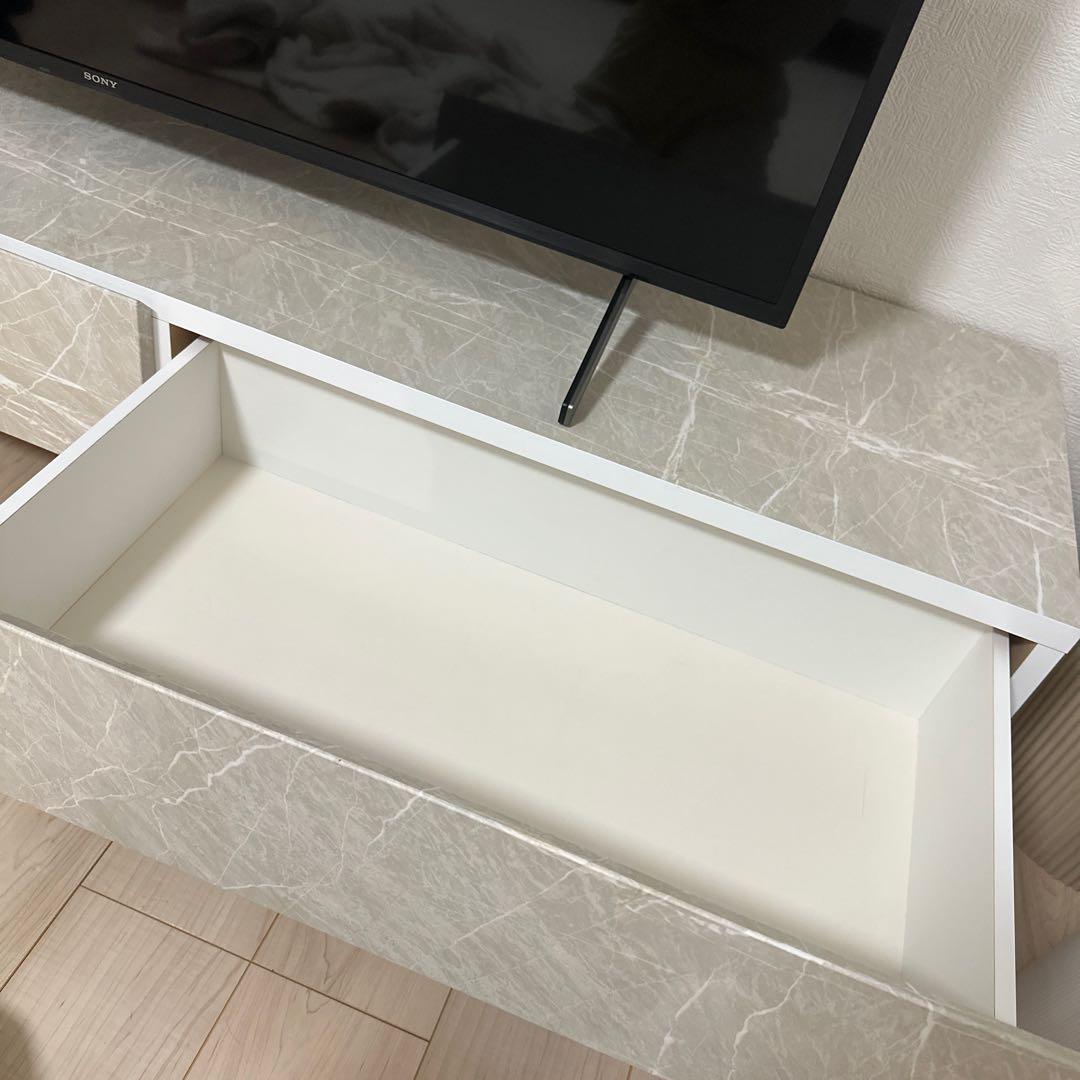 テレビボード 大理石柄