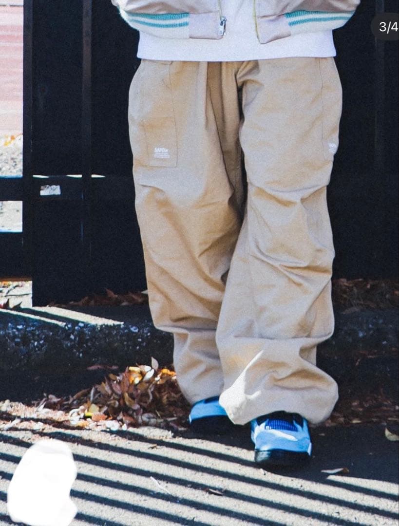 最終値下げ　SAPEur サプール　 M-65 カーゴパンツ XL ベージュ