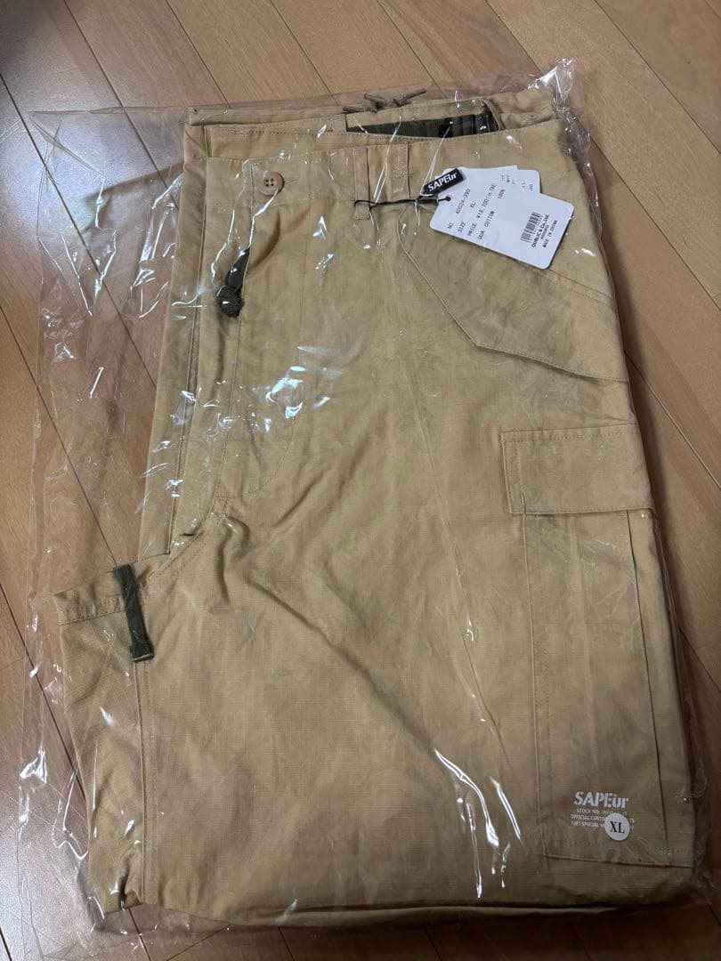最終値下げ　SAPEur サプール　 M-65 カーゴパンツ XL ベージュ