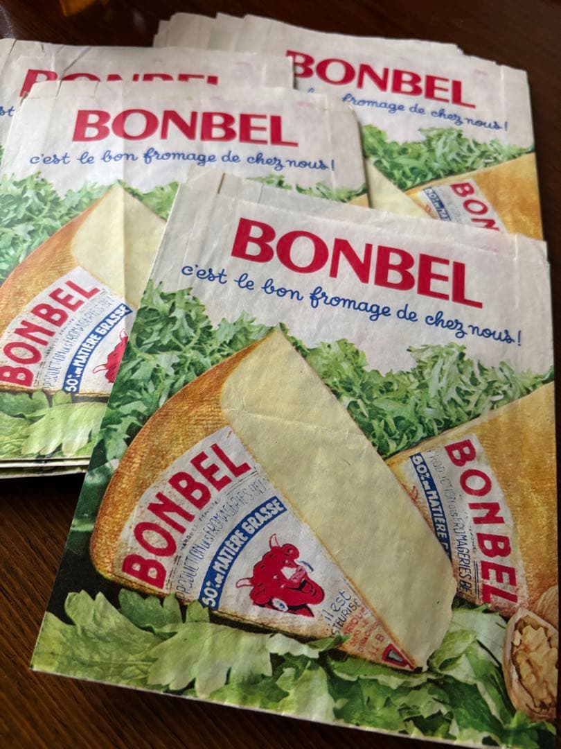 海外紙物　フランス　BONBEL チーズ　30枚　1名様