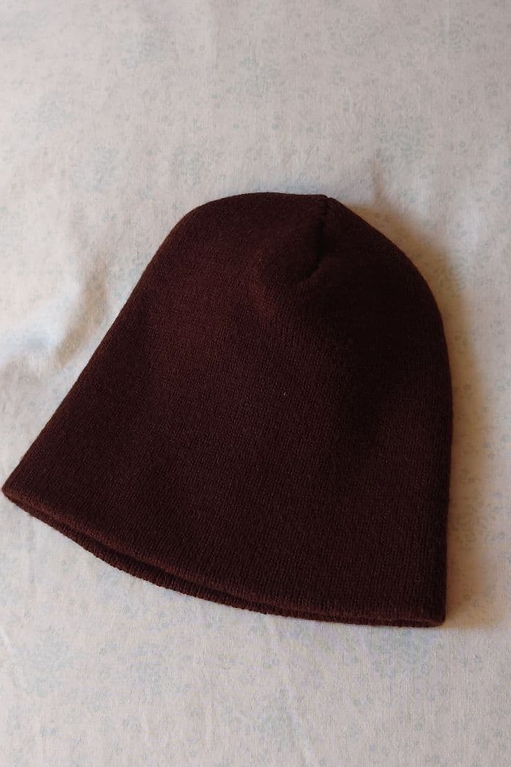 白タグ　90s USA製　Old　Stussy　ビーニー　ニットキャップ　茶色