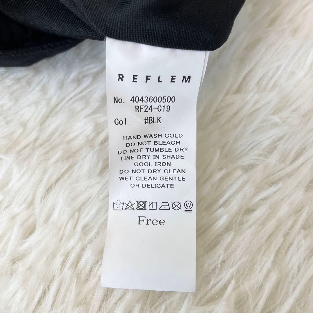 完売品✨️REFLEM レフレム ランダムレイヤードスカート 黒 アシメ 異素材