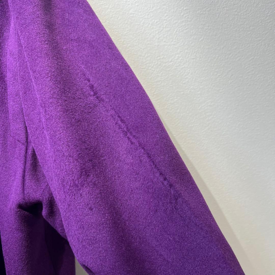 希少 CELINE 上質 ウール カシミヤ クロンビー ステンカラーコート 40