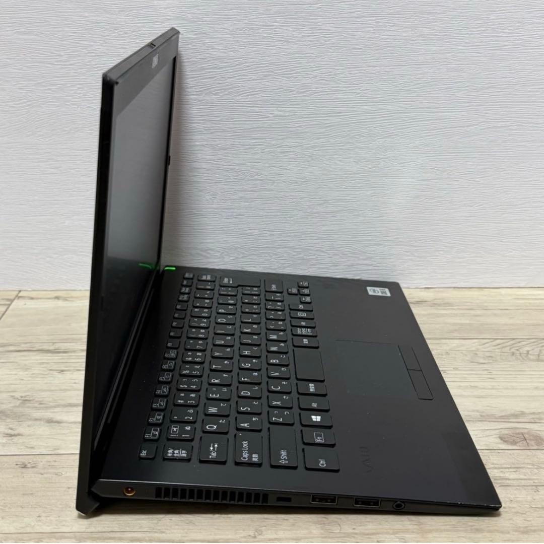 軽量/VAIO/カメラ/オフィス/SSD/Windows11/黒/第10世代i5