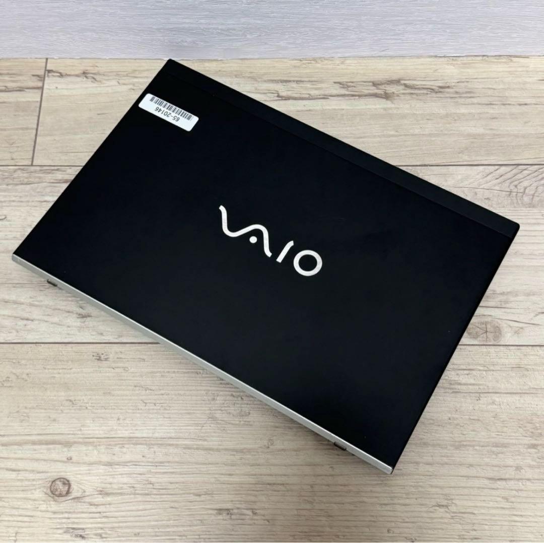 軽量/VAIO/カメラ/オフィス/SSD/Windows11/黒/第10世代i5