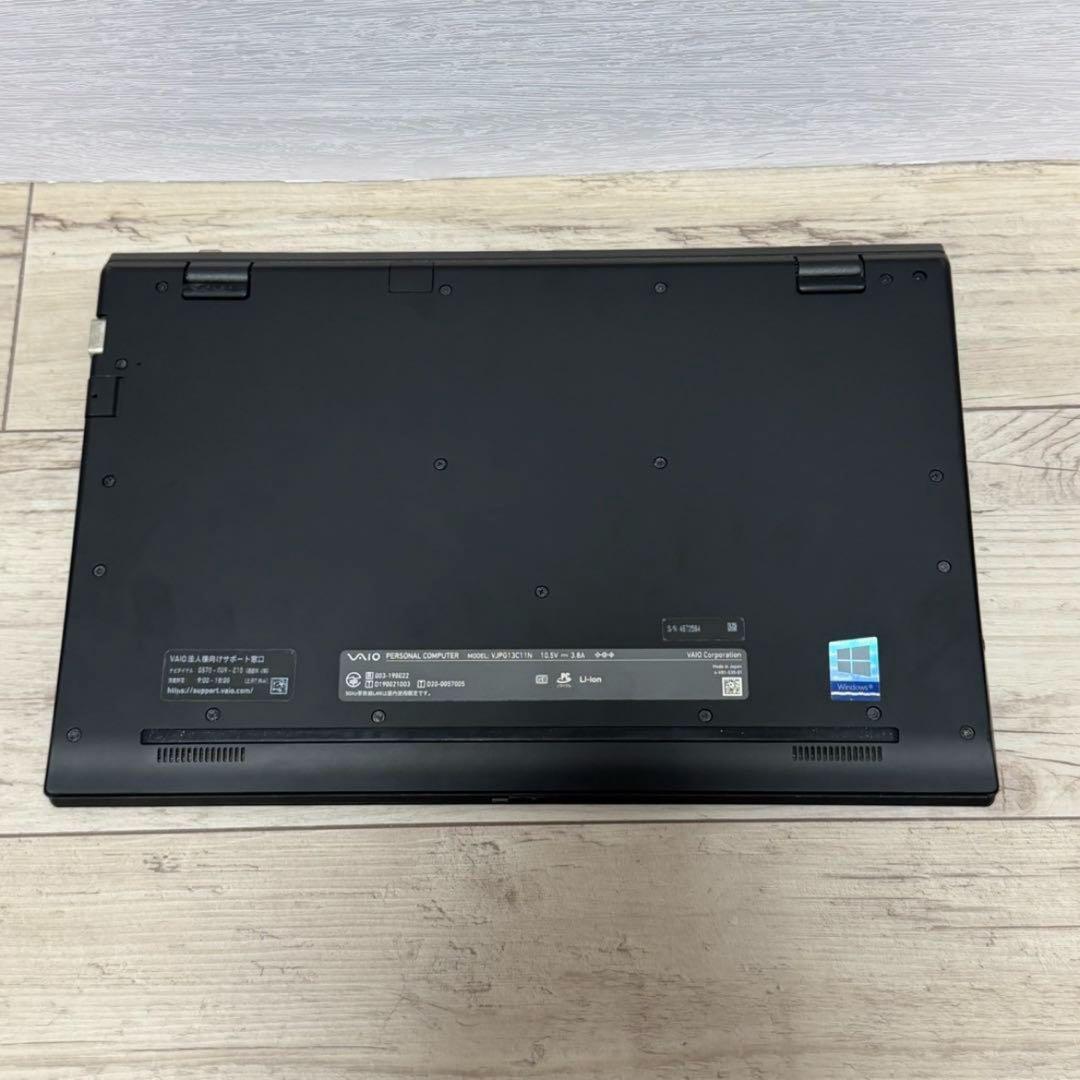 軽量/VAIO/カメラ/オフィス/SSD/Windows11/黒/第10世代i5