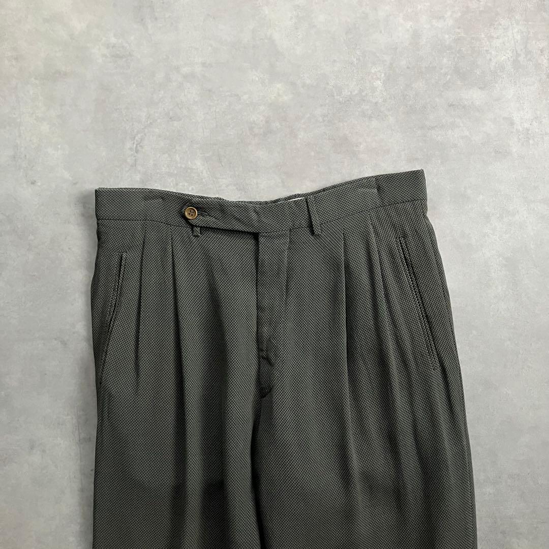 パンツ 80s giorgio armani wide slacks pants y2k