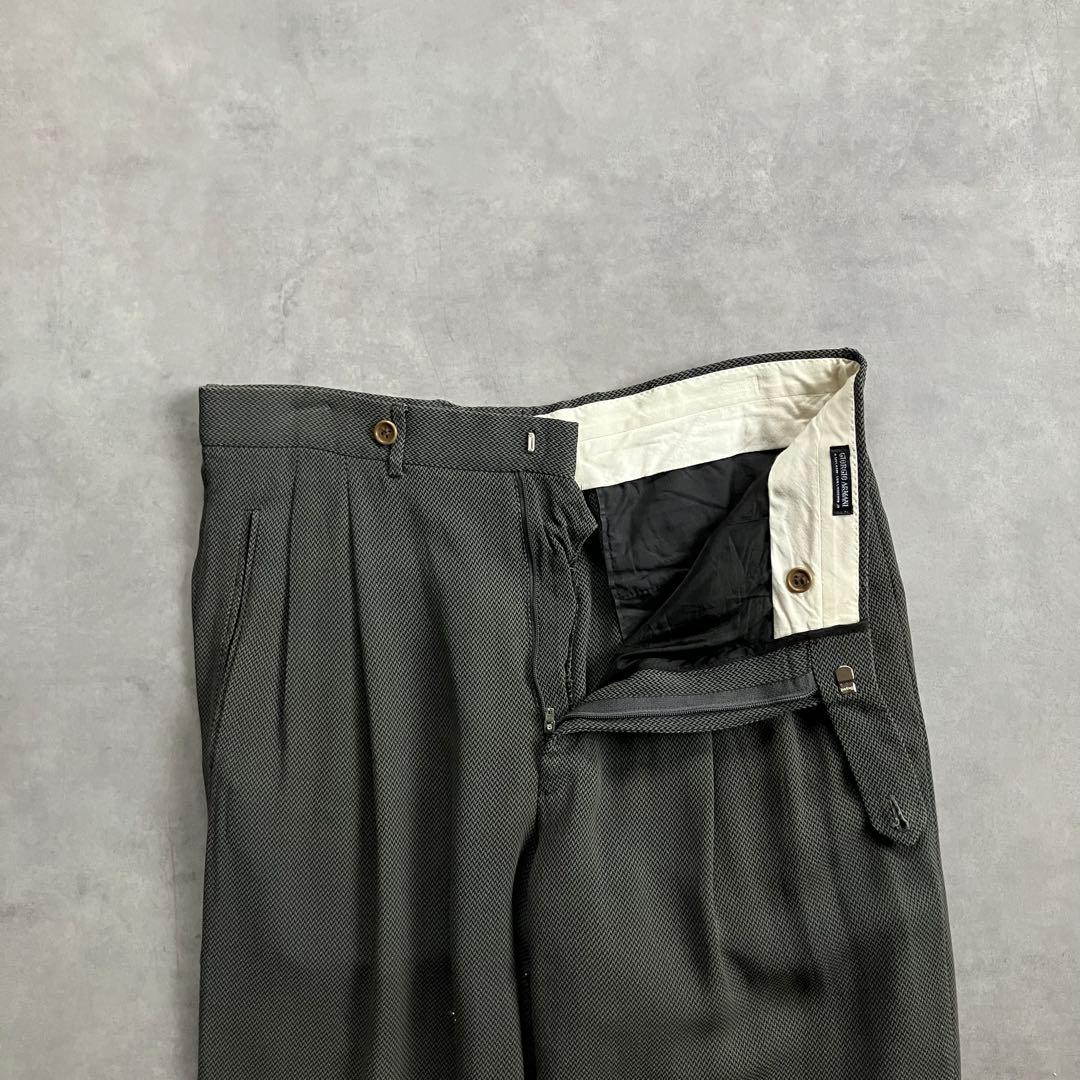 パンツ 80s giorgio armani wide slacks pants y2k