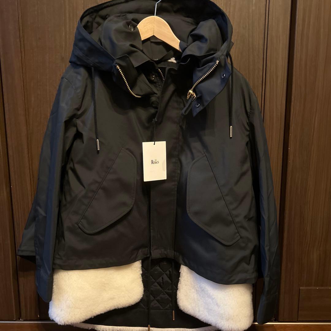 リラクス　ショートモッズコート　ブラック　36サイズ