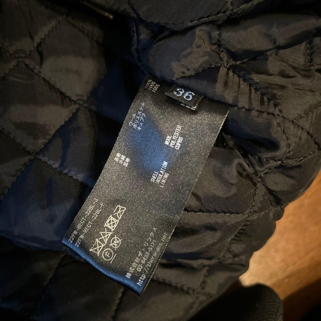 リラクス　ショートモッズコート　ブラック　36サイズ