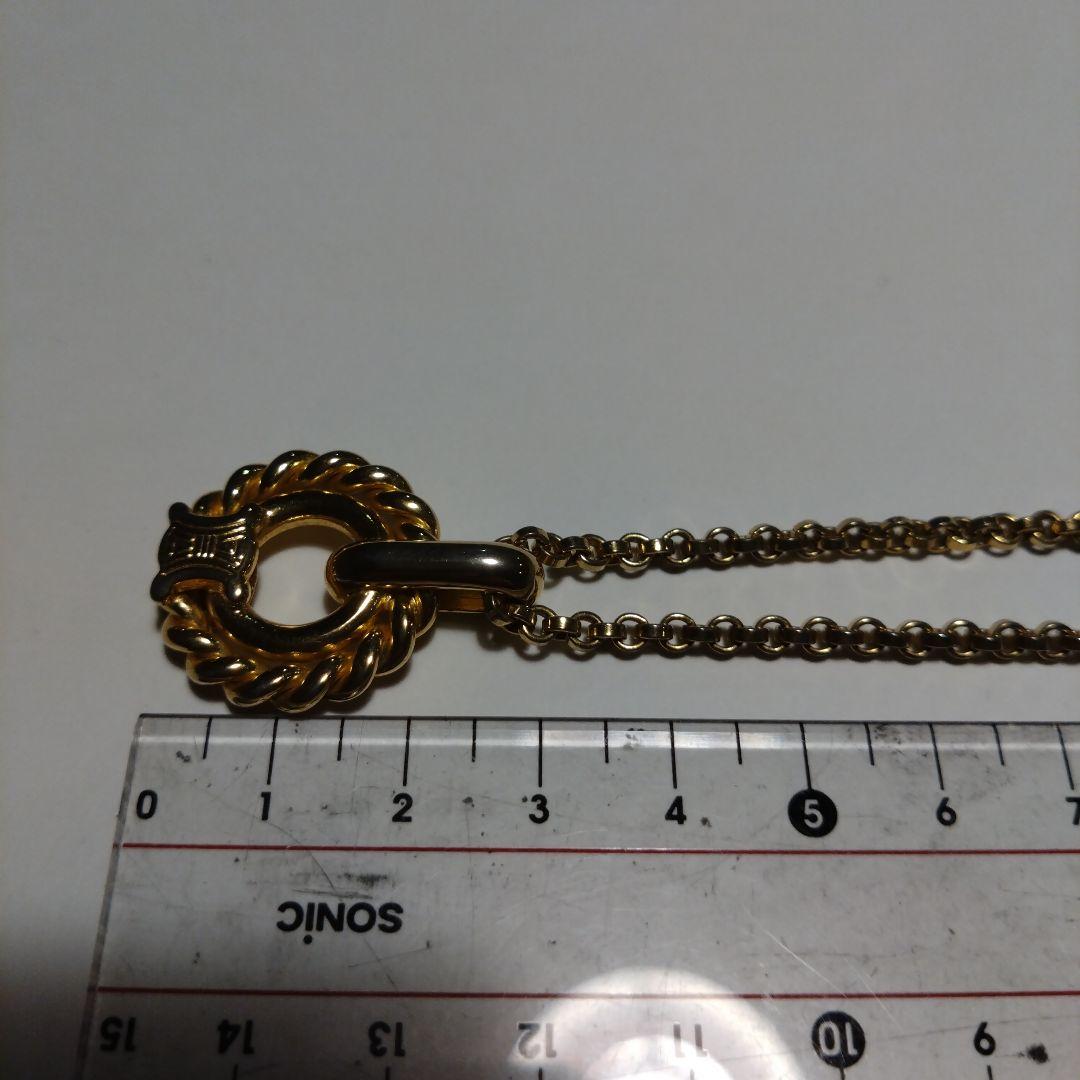 CELINE　セリーヌ　ヴィンテージ　トリオンフ　マカダムモチーフ　ネックレス