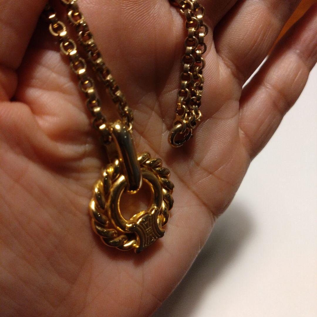 CELINE　セリーヌ　ヴィンテージ　トリオンフ　マカダムモチーフ　ネックレス