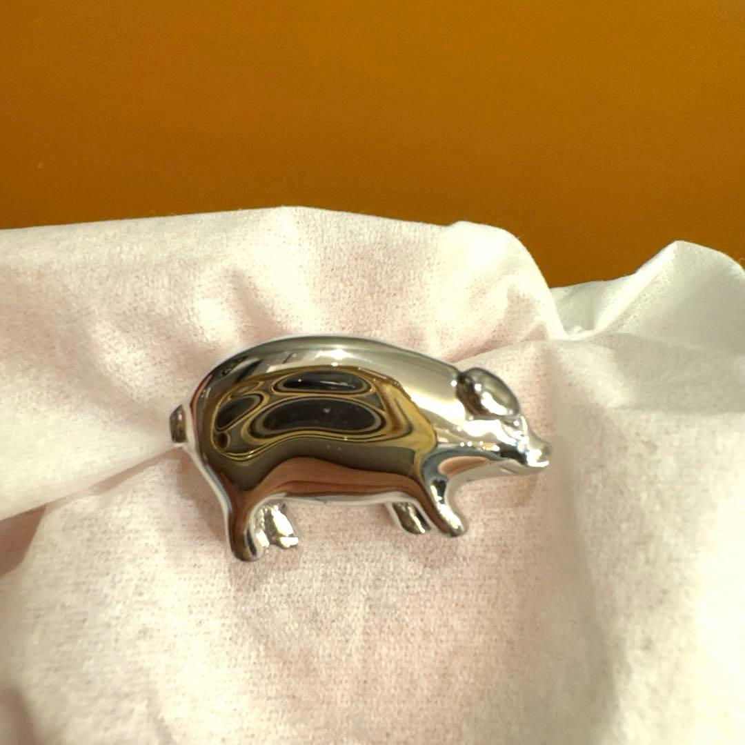 dunhill ダンヒル カフリンクス カフス ブタ ピッグ