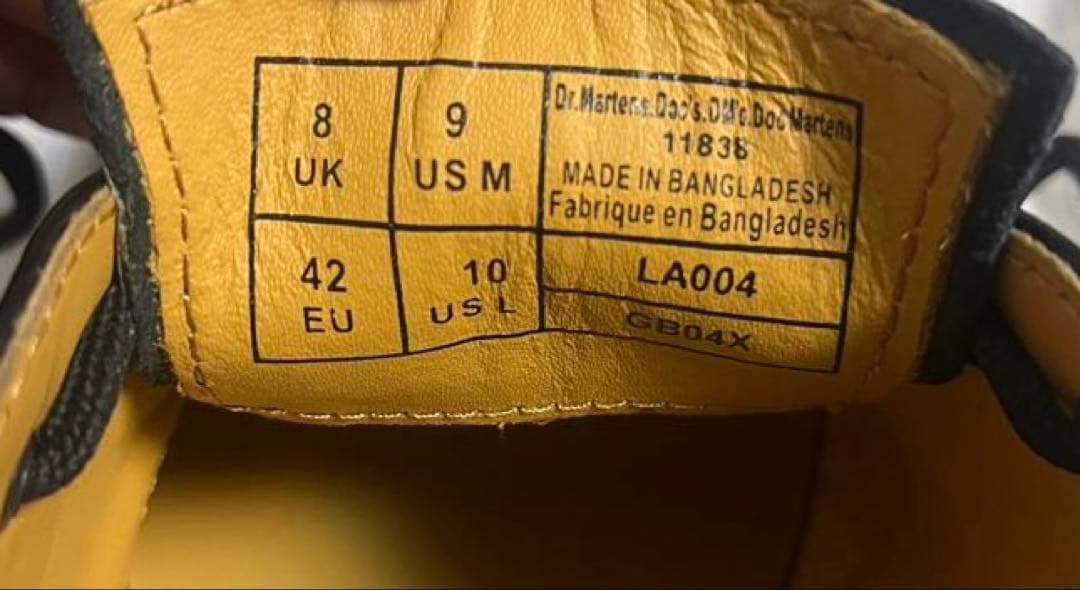 Dr.Martens ドクターマーチン　1461 3ホール　UK8 27cm