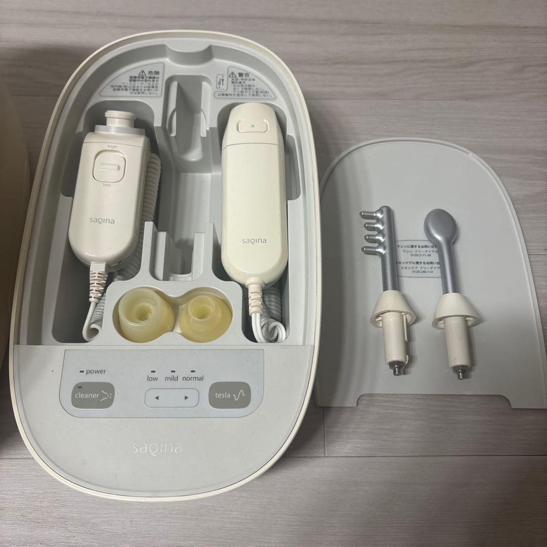 サキナ SAQINA ピノ 美顔器　スチーマー　エッセンスジェル＆洗浄剤4個付き