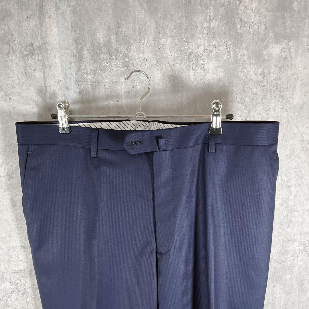 【新品タグ付き】パーソンズフォーメン 3ピース スーツ ネイビーストレッチ