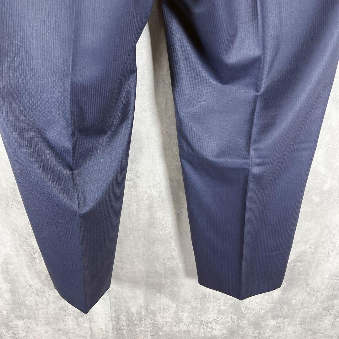 【新品タグ付き】パーソンズフォーメン 3ピース スーツ ネイビーストレッチ