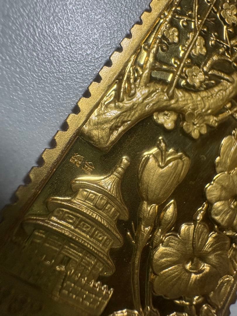 希少　松本徽章工業　純金　金属工芸品　4.93g 純金/純銅