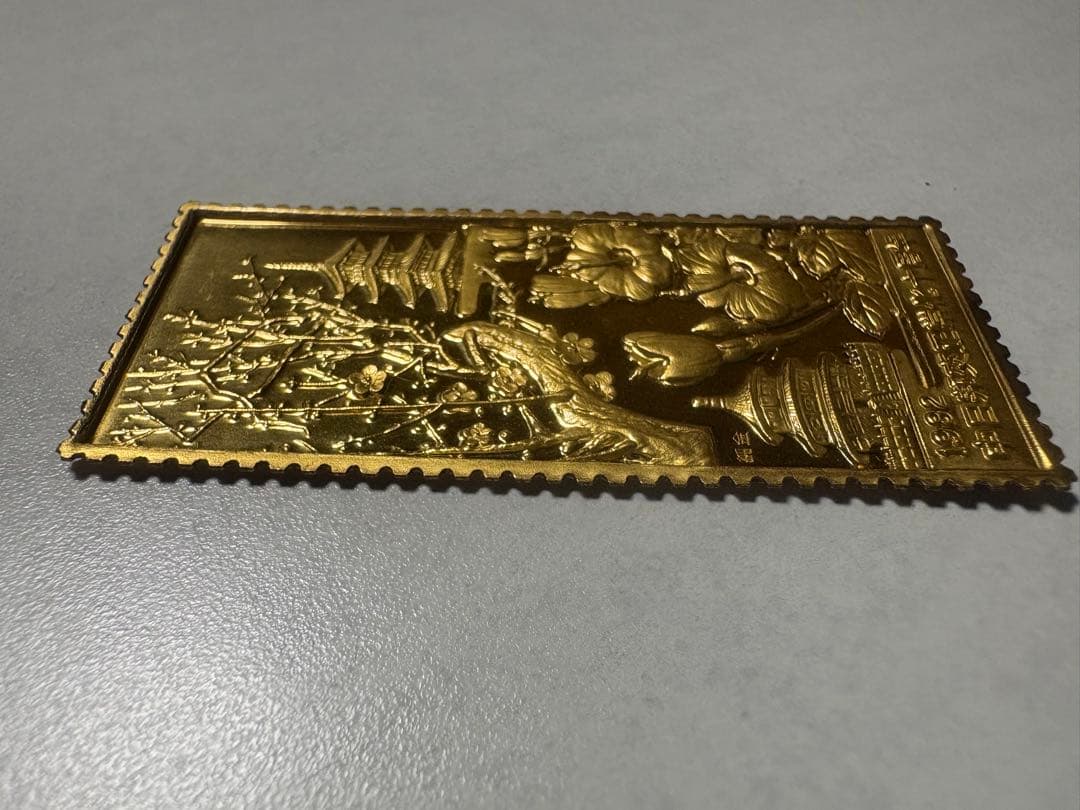 希少　松本徽章工業　純金　金属工芸品　4.93g 純金/純銅