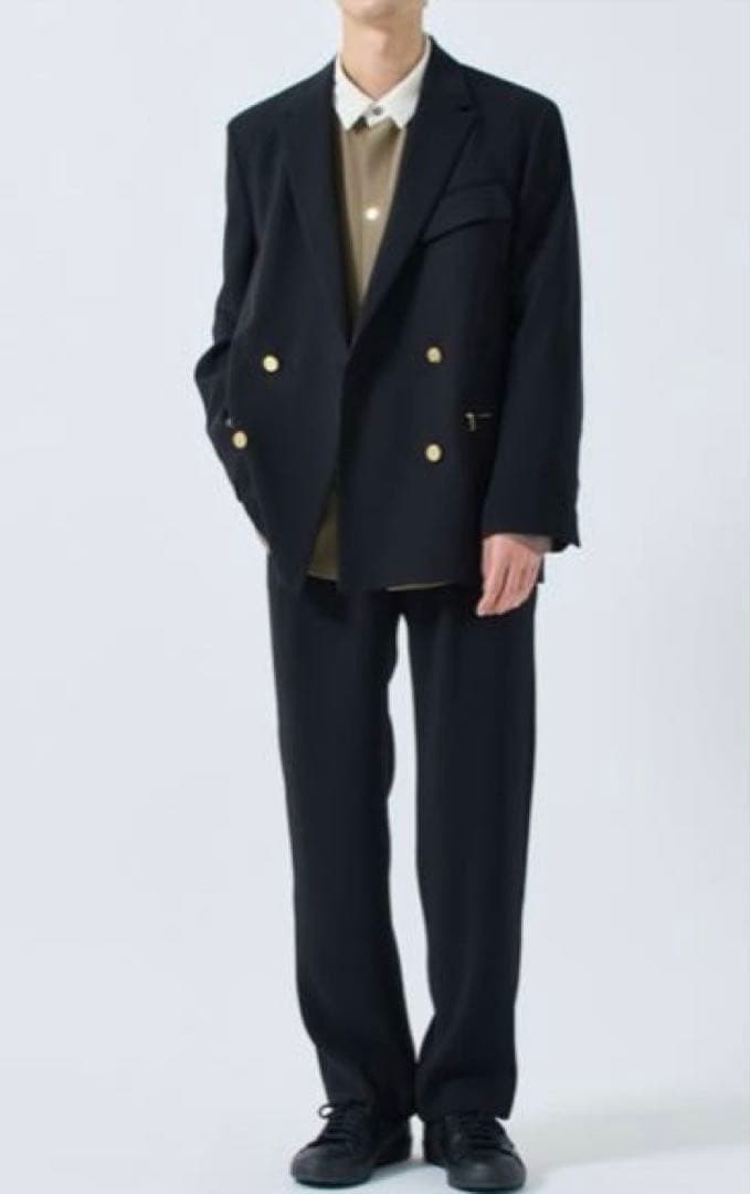 CULLNI クルニ 24AW 1Tuck Pants 洗える スラックス　1