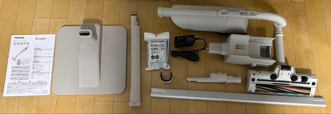 充電式スティッククリーナー(東芝トルネオ コードレス VC-CLP54(C))