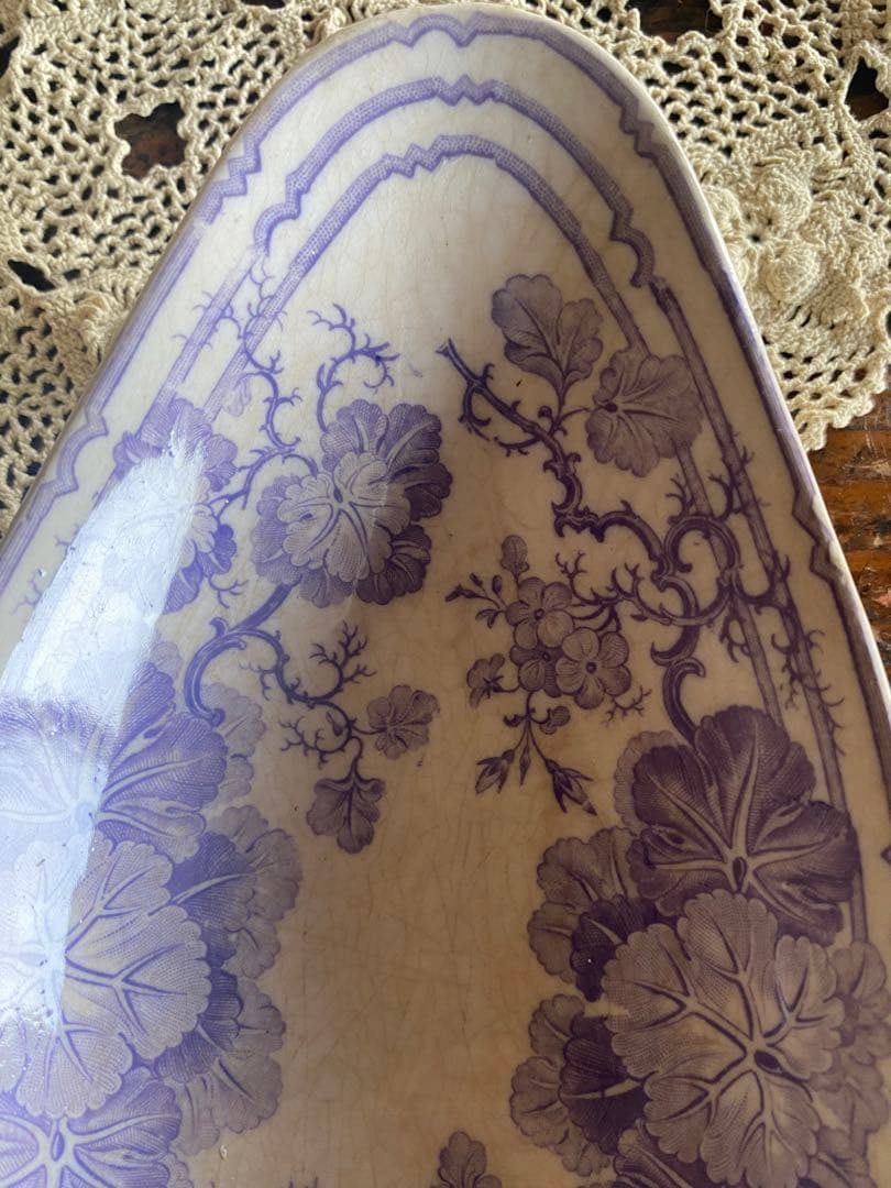 フランス　アンティーク　サルグミンヌ　ゼラニウムラヴィエ2枚