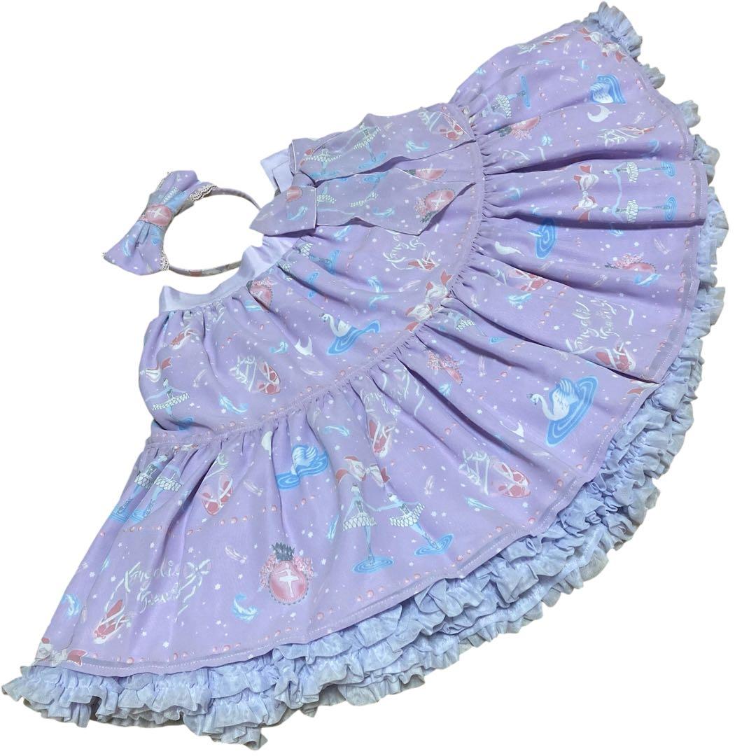 双子のエトワールスカート+カチューシャセット/angelic prettyフリル