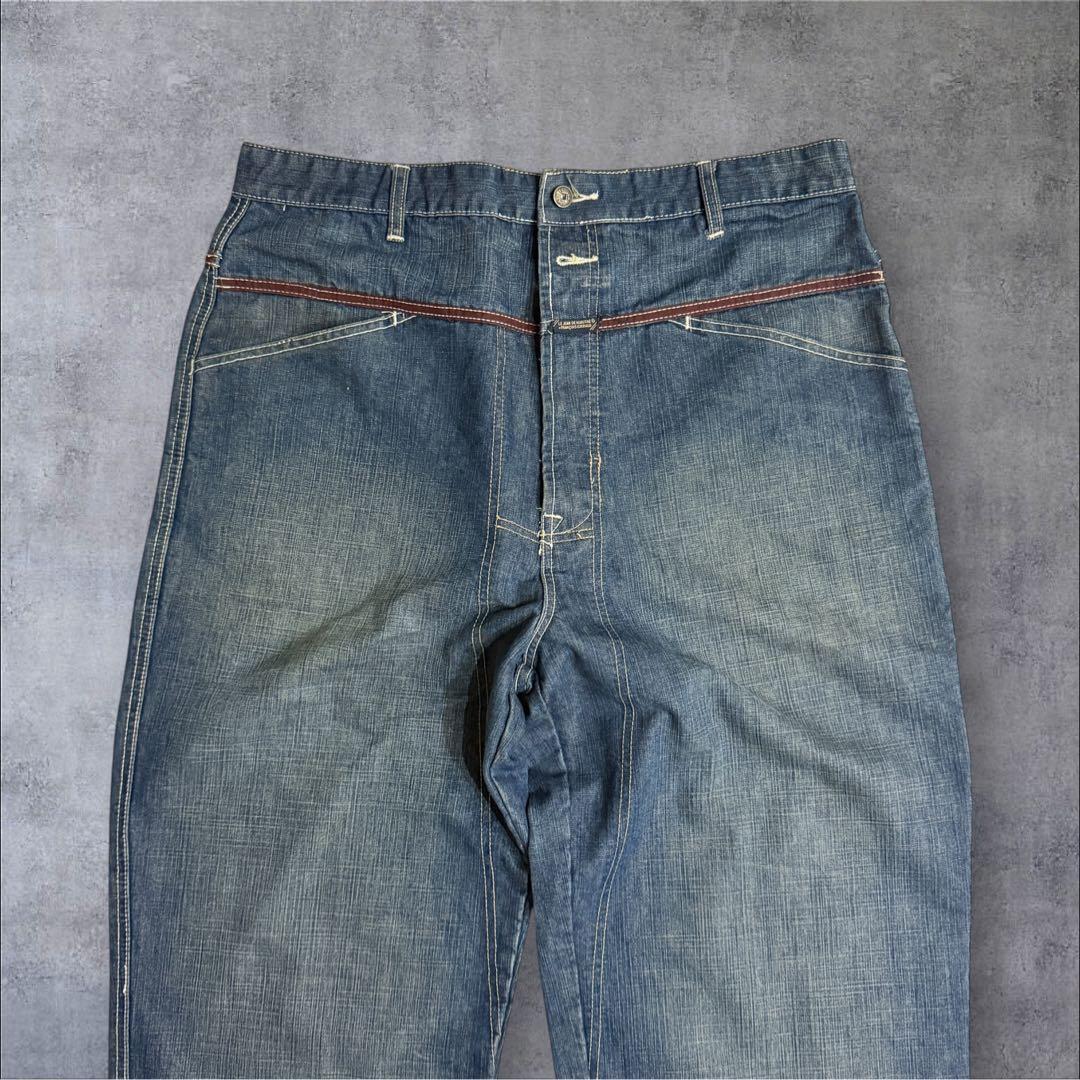 vintage古着マリテフランソワジルボー極太デニムパンツ