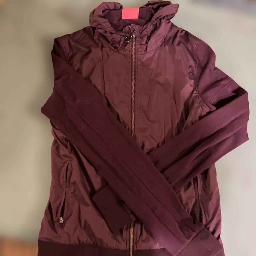 s*h様 Rapha フード付きパープルサイクルジャージ