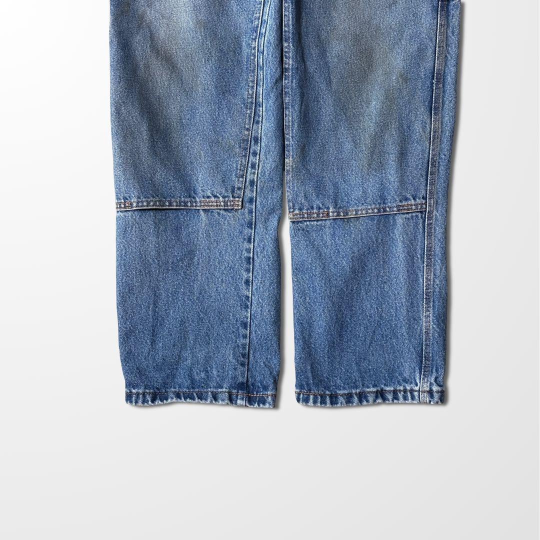 ダブルニー　W33　L32　デニム　ペインター　カーペンター　インディゴ　古着