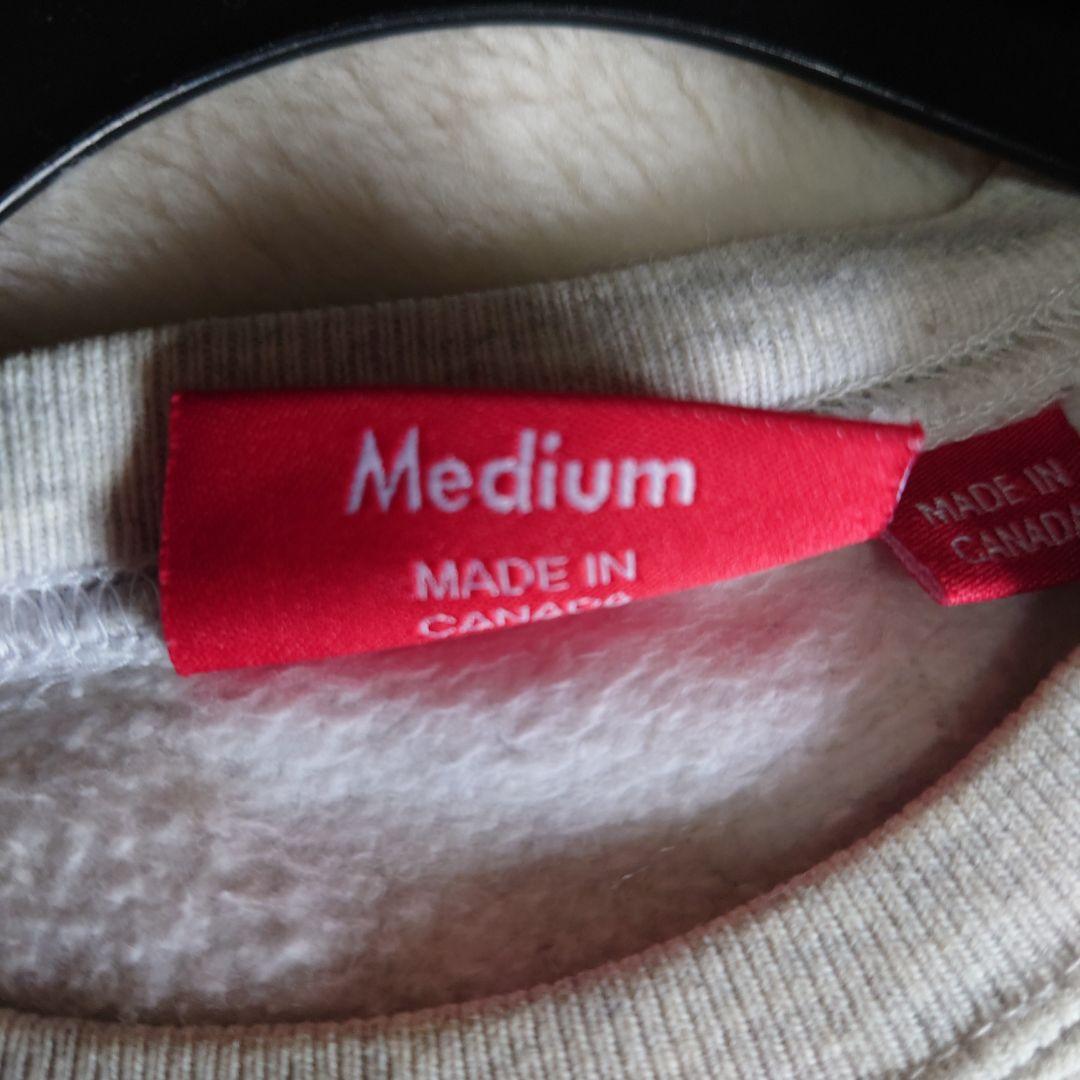 Supreme ロゴプリント スウェット グレー