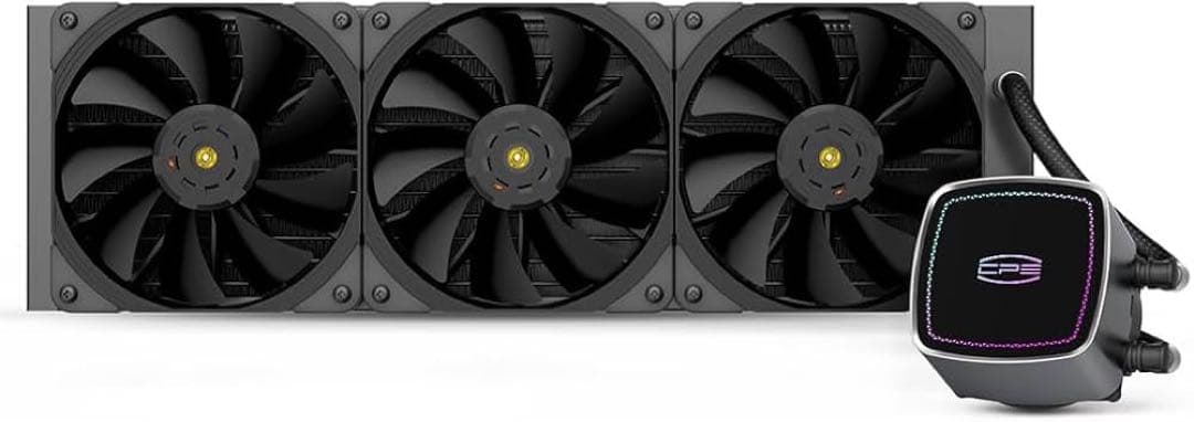 【新品未使用】CPS 360mm 簡易水冷 DE360 BLACK