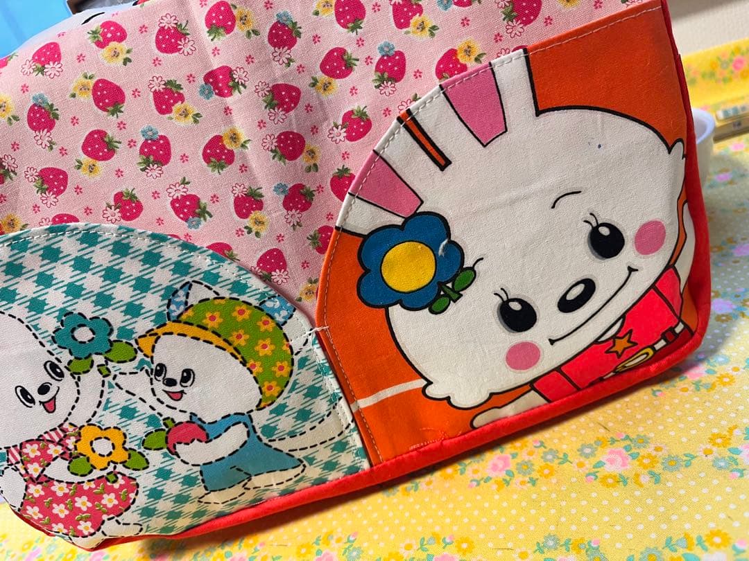 昭和レトロ ボストンバッグ カラフル